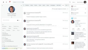 single page management view